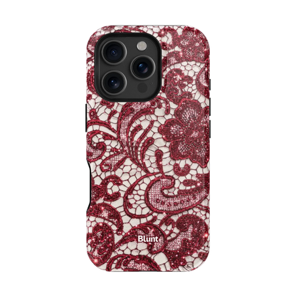 Crimson Lace iPhone Case