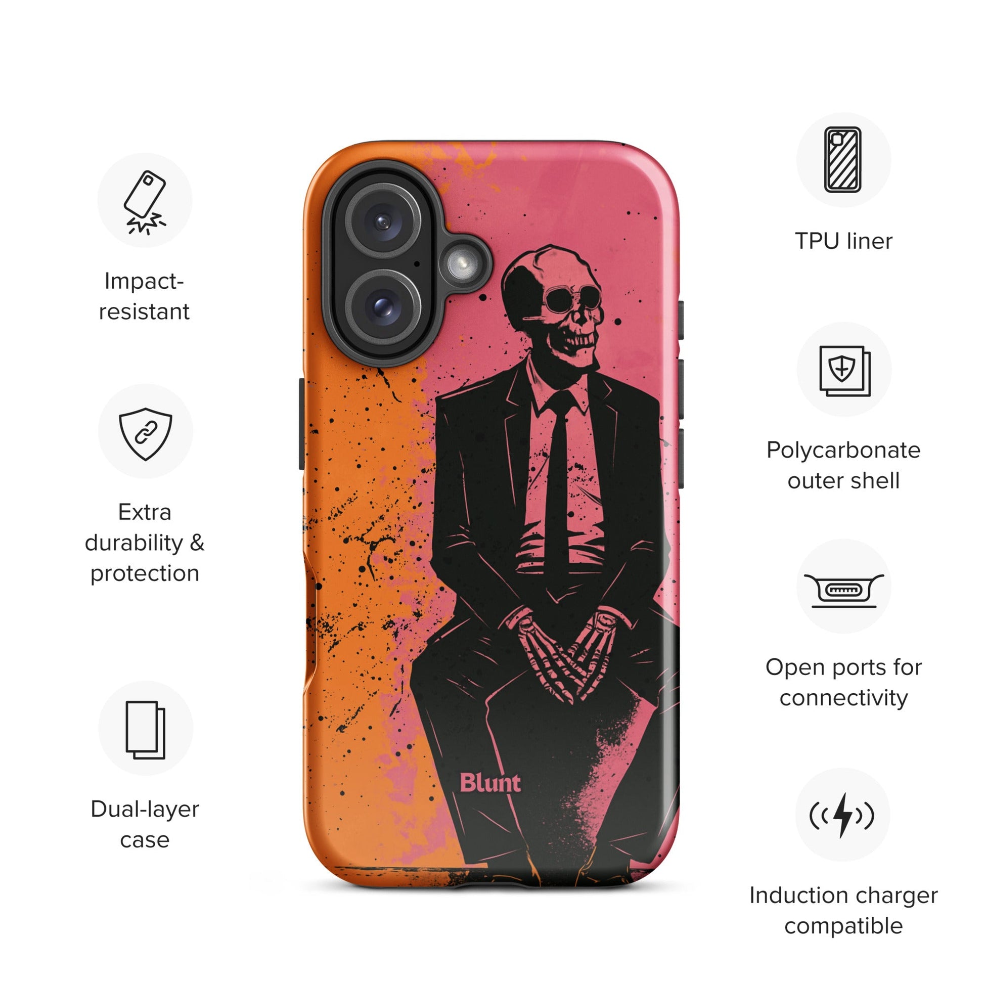 Suited for Death iPhone Case - Blunt Cases