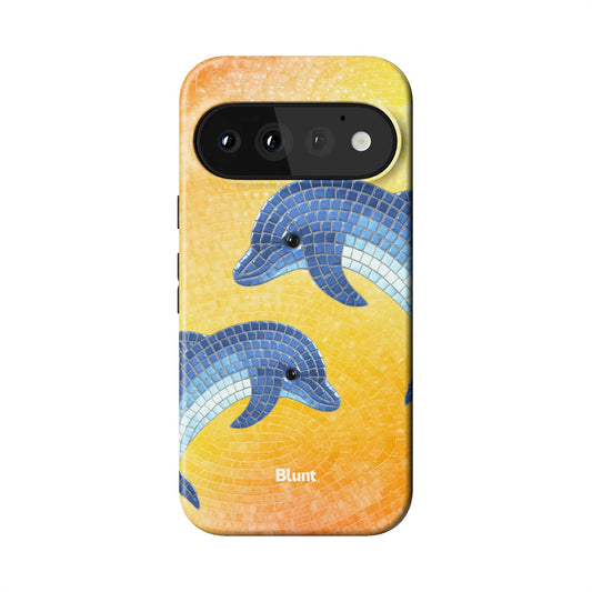 Sunset Delphine Pixel Case - Blunt Cases