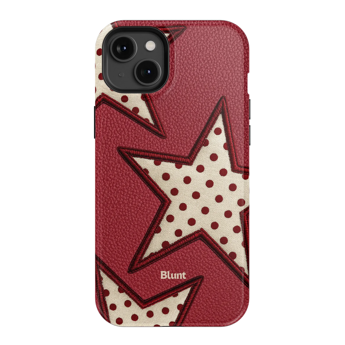 Cherry Polka Star iPhone Case