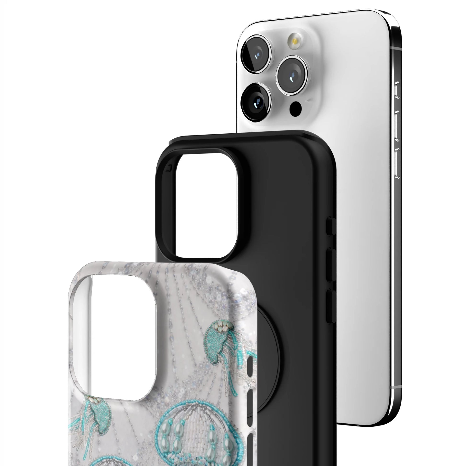 Silver-Jelly-iphone-case-iPhone 15 Pro Max-3