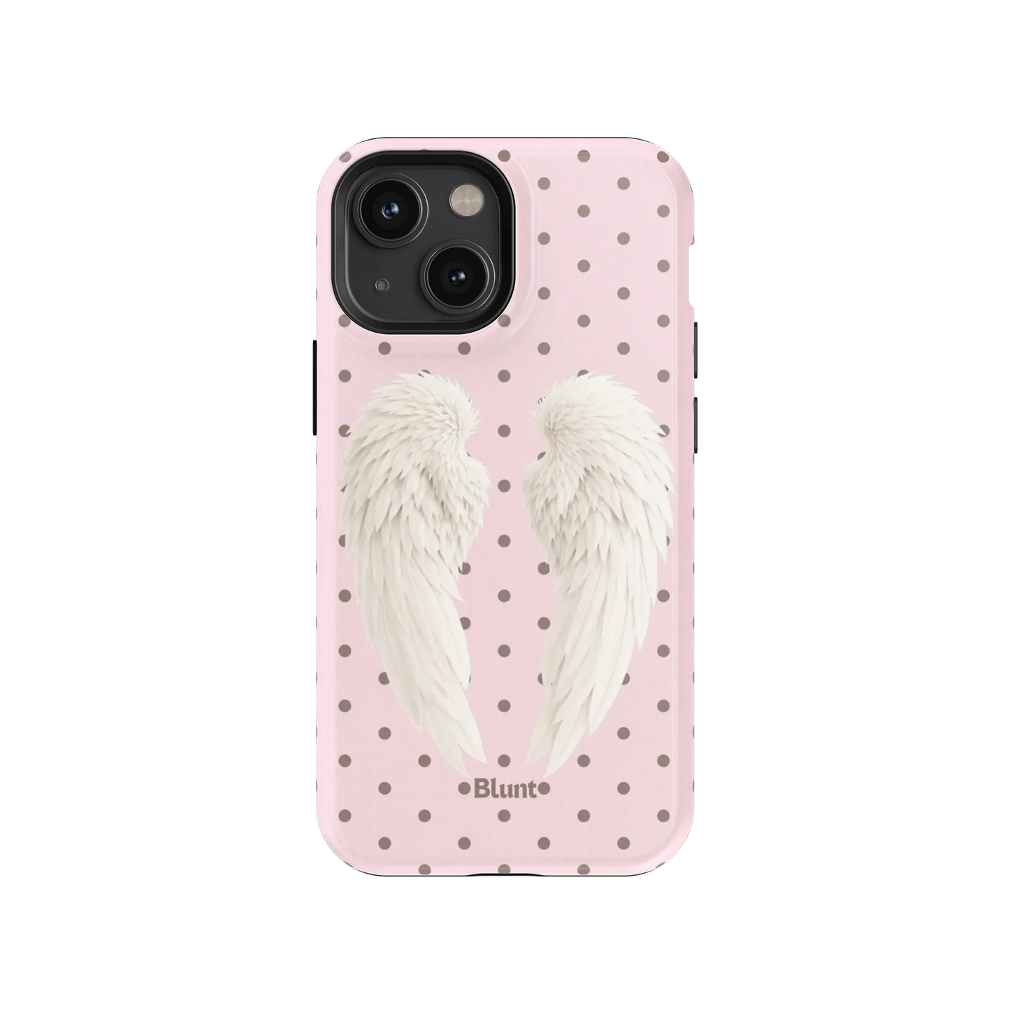 Pink Polka Wing iPhone Case