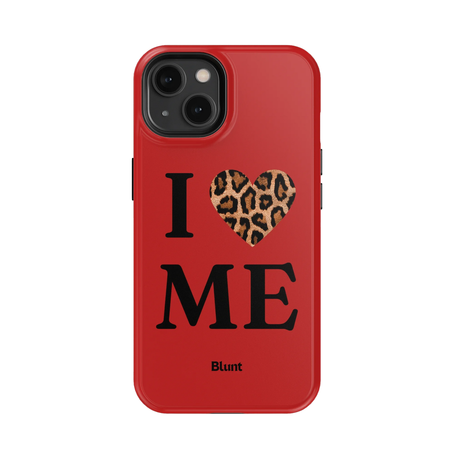 Red I Love Me iPhone Case