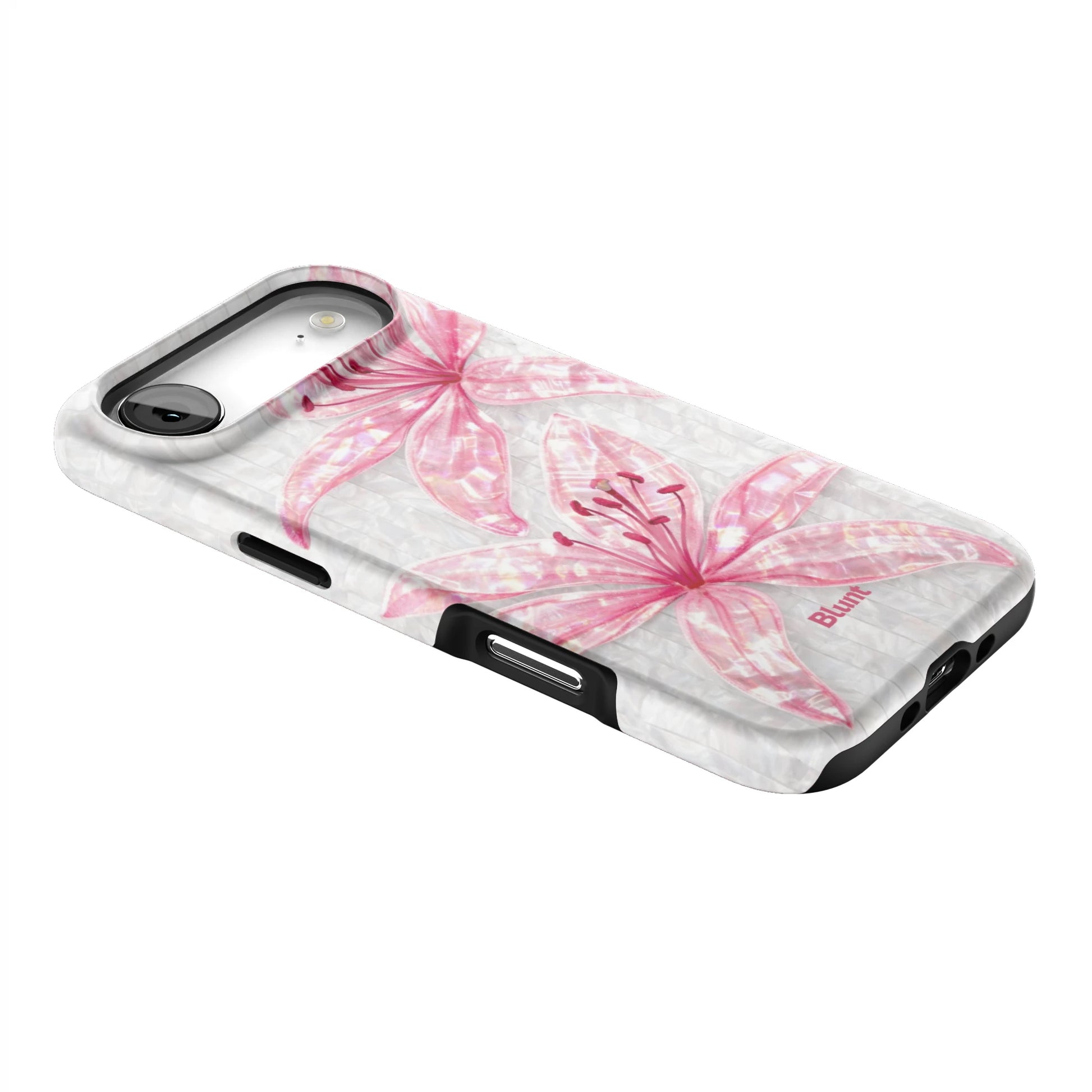 Pink-Floral-Luster-iphone-case-iPhone 17 Air-2