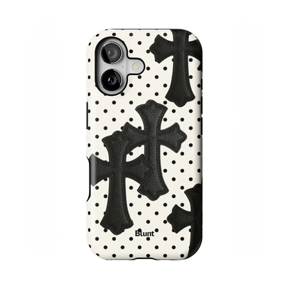 Noir Crosses iPhone Case