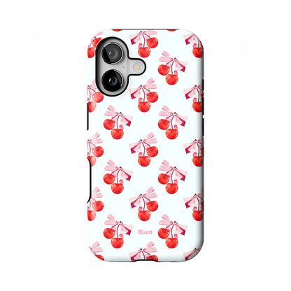 White Cherry iPhone Case