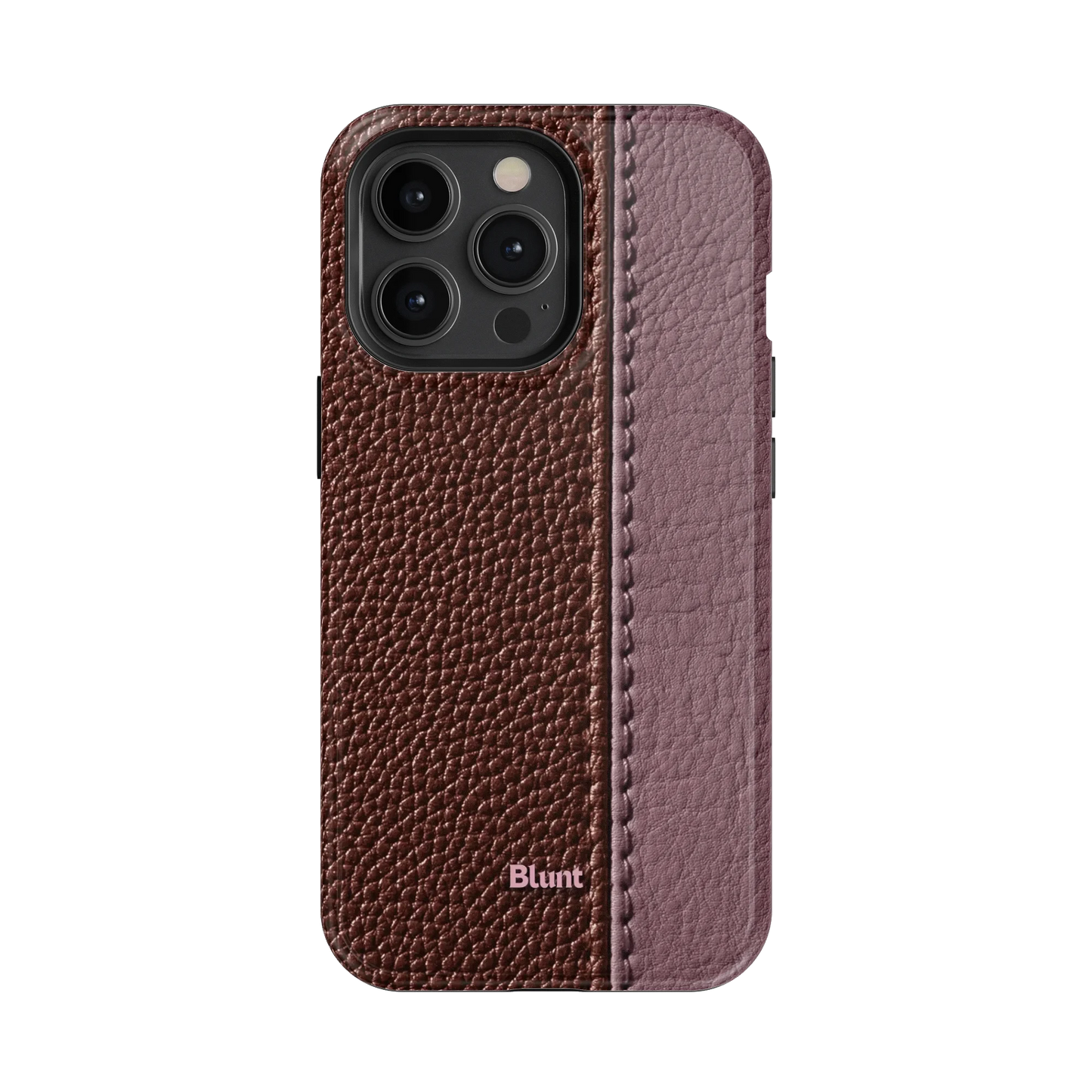 Maroon Grain iPhone Case