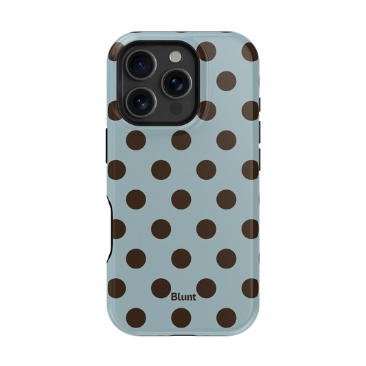 Seafoam Dot iPhone Case