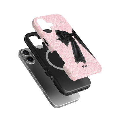 Blushed Bow iPhone Case