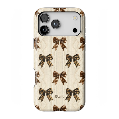 Cheetah Knit iPhone Case