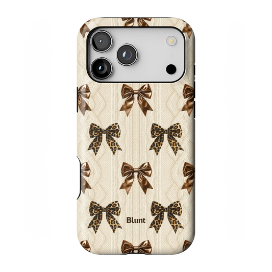 Cheetah Knit iPhone Case