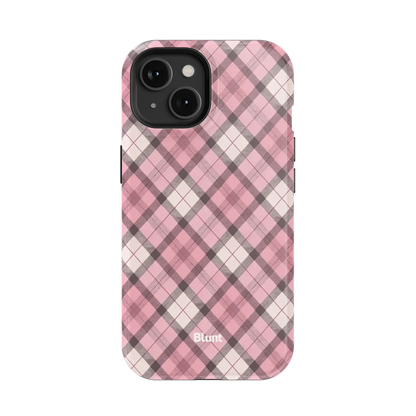 Pink Plaid iPhone Case