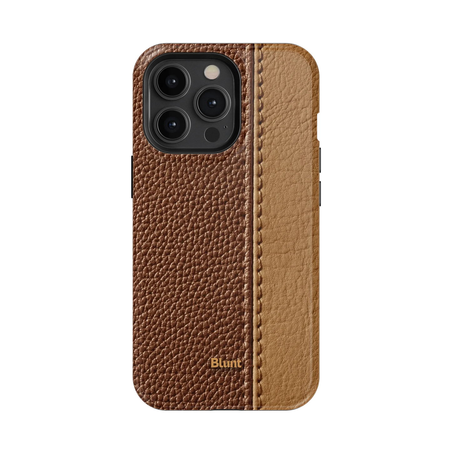 Two-Tone Walnut iPhone Case