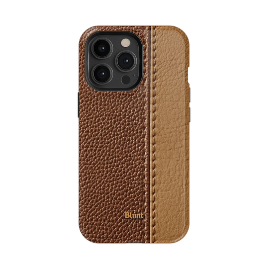 Two-Tone Walnut iPhone Case