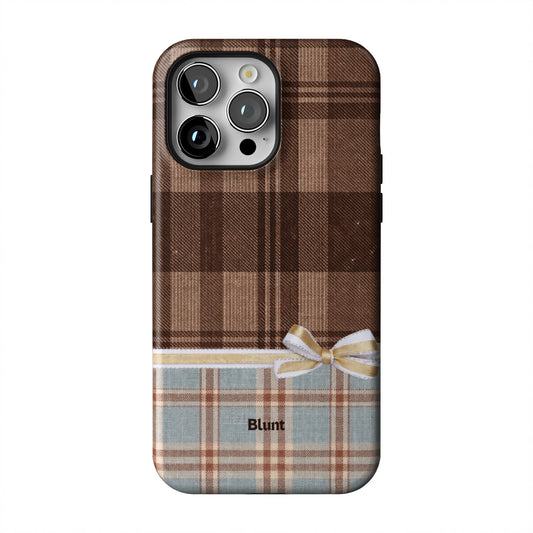 Mocha-Plaid-iphone-case-iPhone 14 Pro Max-1
