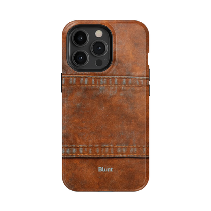 Chocolate Denim iPhone Case