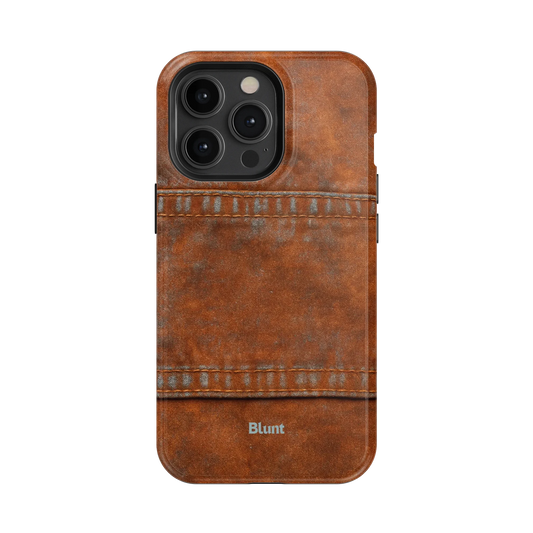 Chocolate Denim iPhone Case