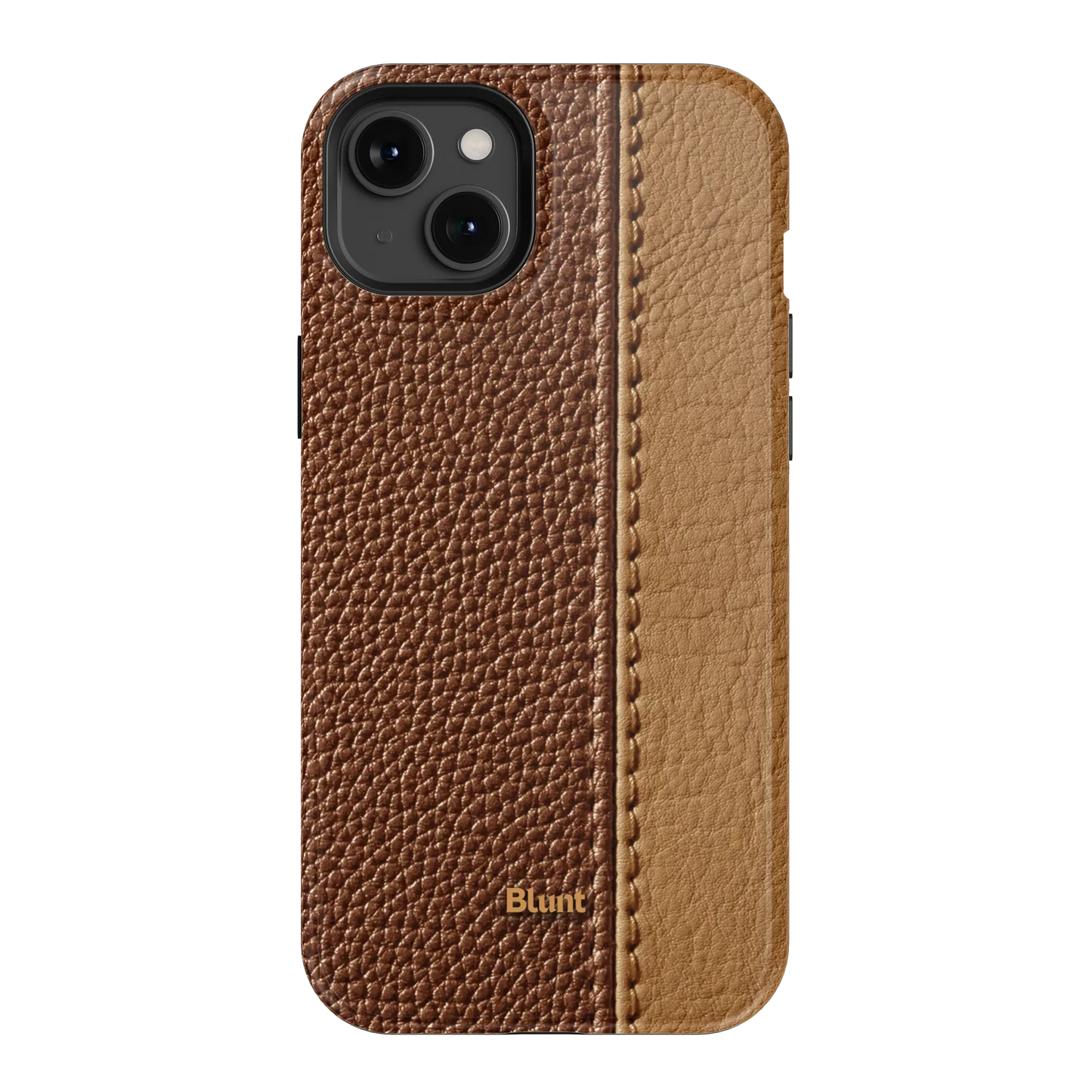 Two-Tone Walnut iPhone Case