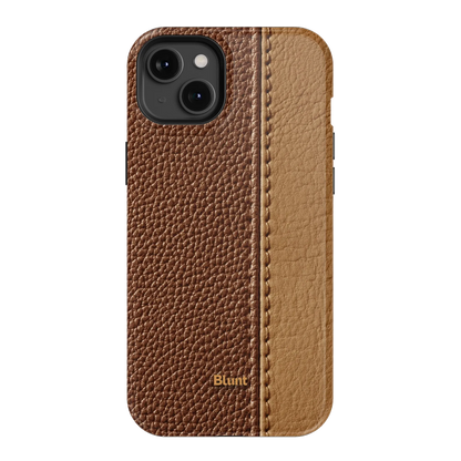 Two-Tone Walnut iPhone Case