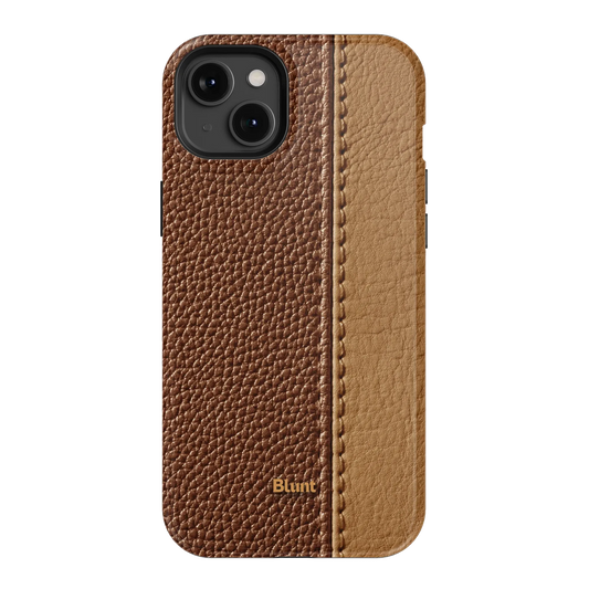 Two-Tone Walnut iPhone Case