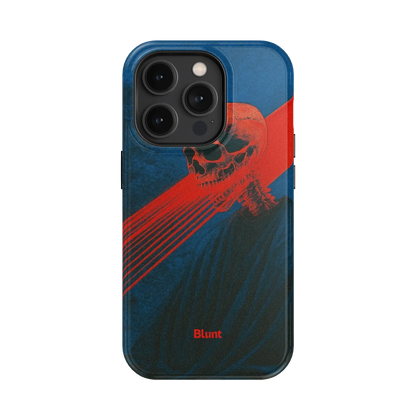 Crimson Slash iPhone Case
