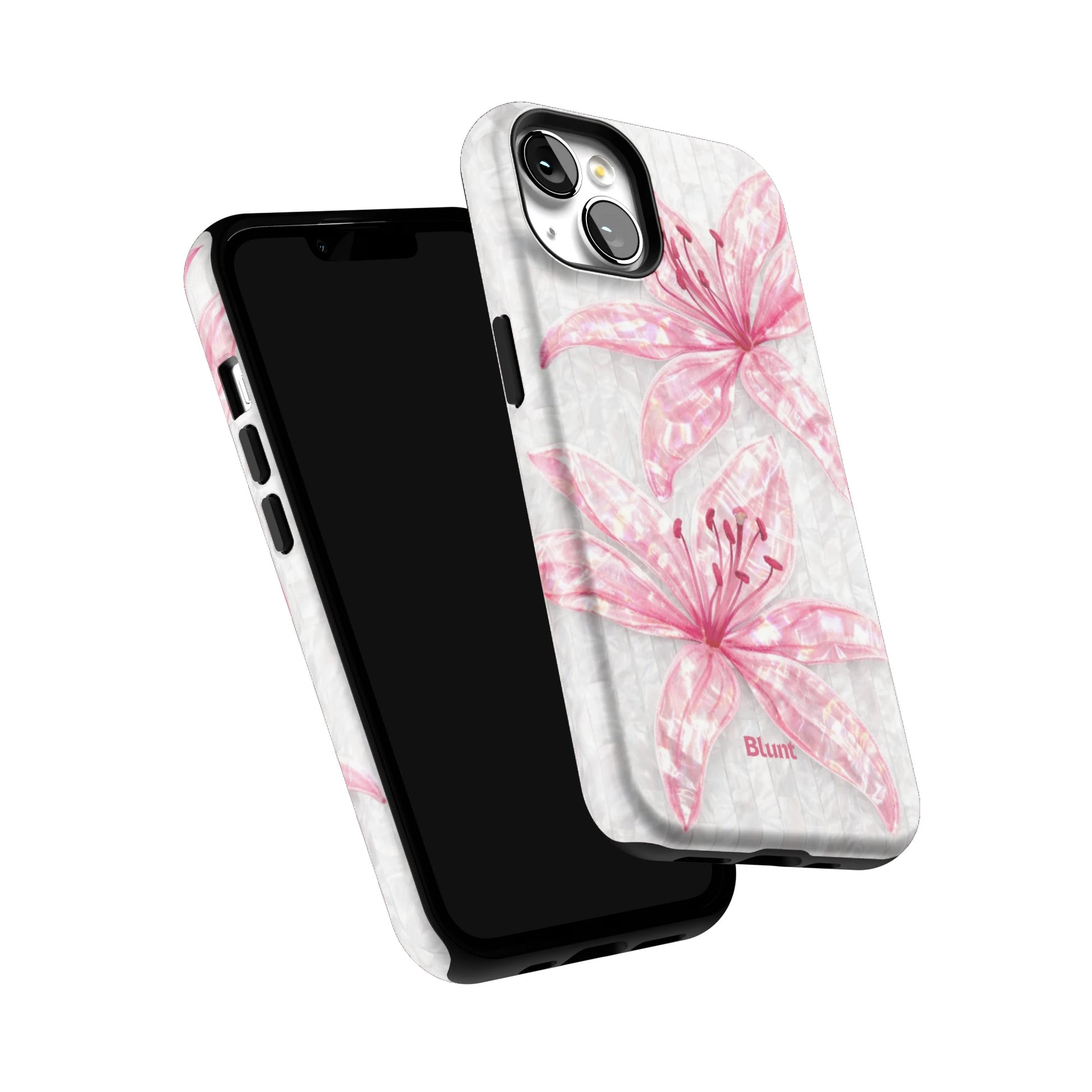 Pink-Floral-Luster-iphone-case-iPhone 13-5