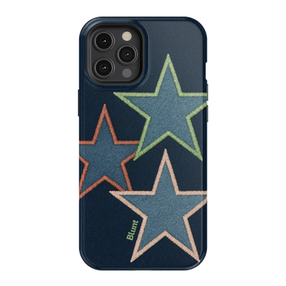 Neon Stars iPhone Case