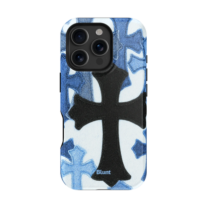 Denim Cross iPhone Case