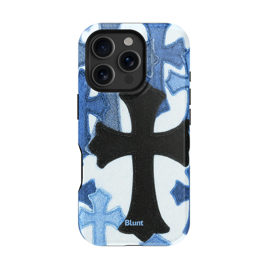 Denim Cross iPhone Case