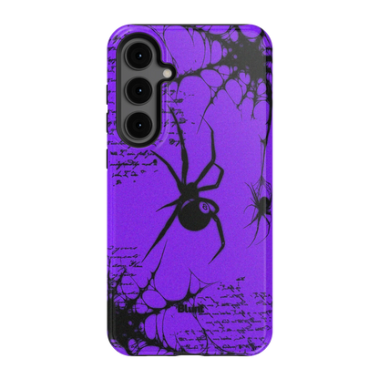 Violet Script Samsung Case