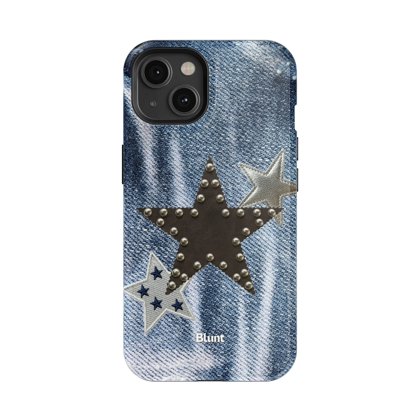 Denim Starstud iPhone Case