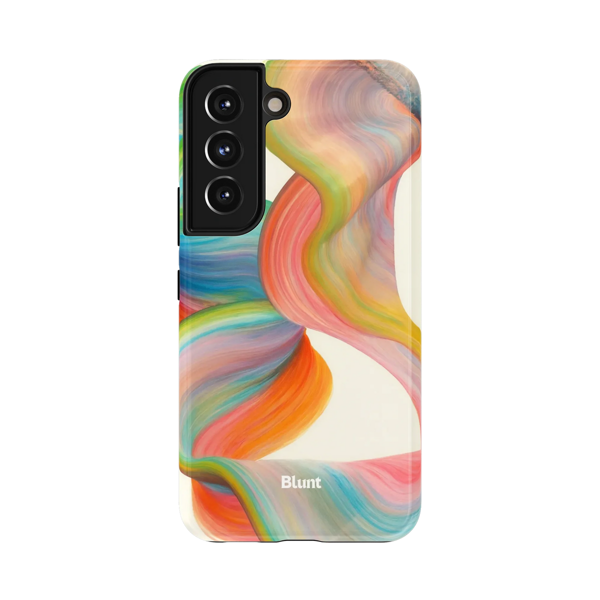 Margo Samsung Case: a flowing auradrip of colorful abstract waves