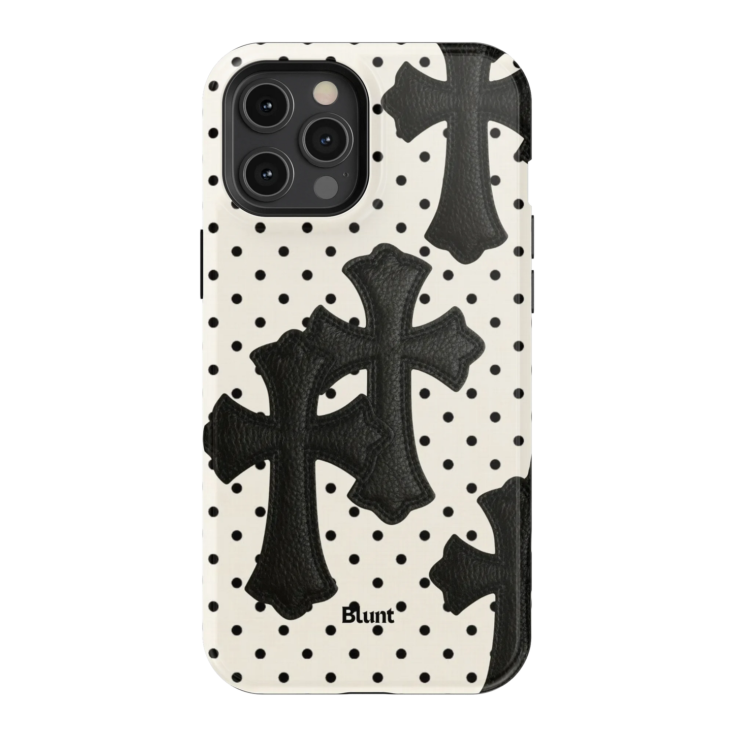 Noir Crosses iPhone Case