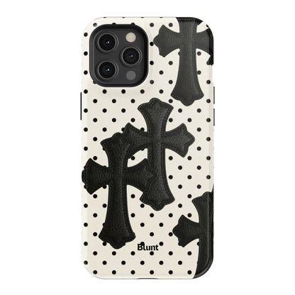 Noir Crosses iPhone Case