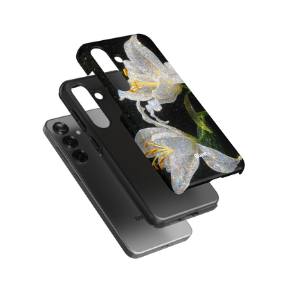 Eclipse Orchid in White Samsung Case