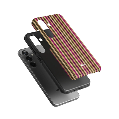 Pecan Stripe Samsung Case