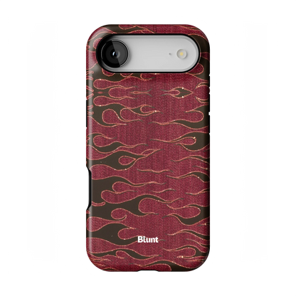 Crimson Fire iPhone Case