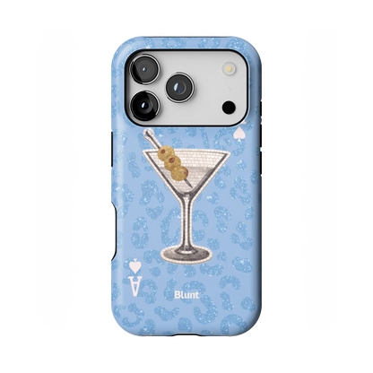 Blue Dirty Martini iPhone Case