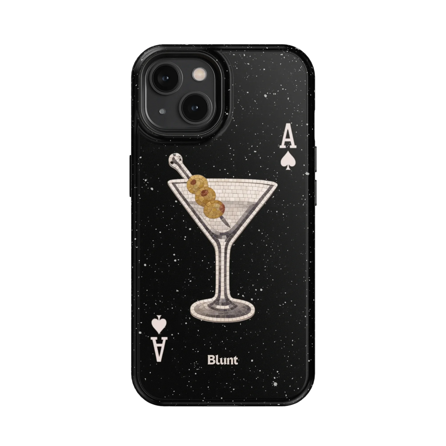 Black Dirty Martini iPhone Case