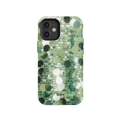Sage Glitz iPhone Case