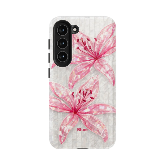 Pink-Floral-Luster-samsung-case-S23-1