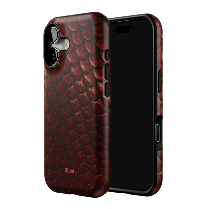 Crimson Depth iPhone Case