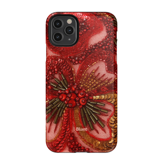 Crimson iPhone Case