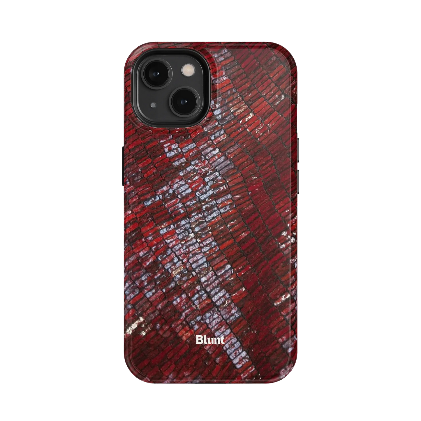 Crimson Scale iPhone Case