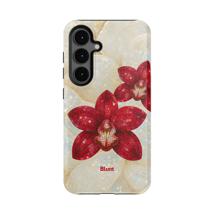 Crimson Orchid Samsung Case