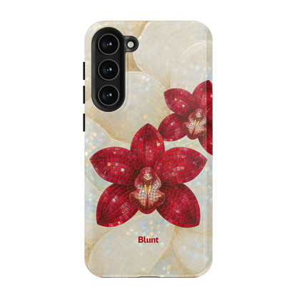Crimson Orchid Samsung Case
