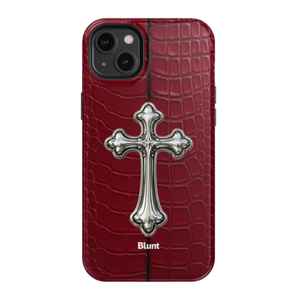 Crimson Crux iPhone Case