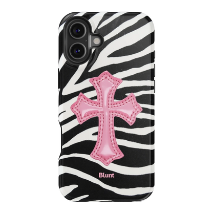 Zebra Halo iPhone Case