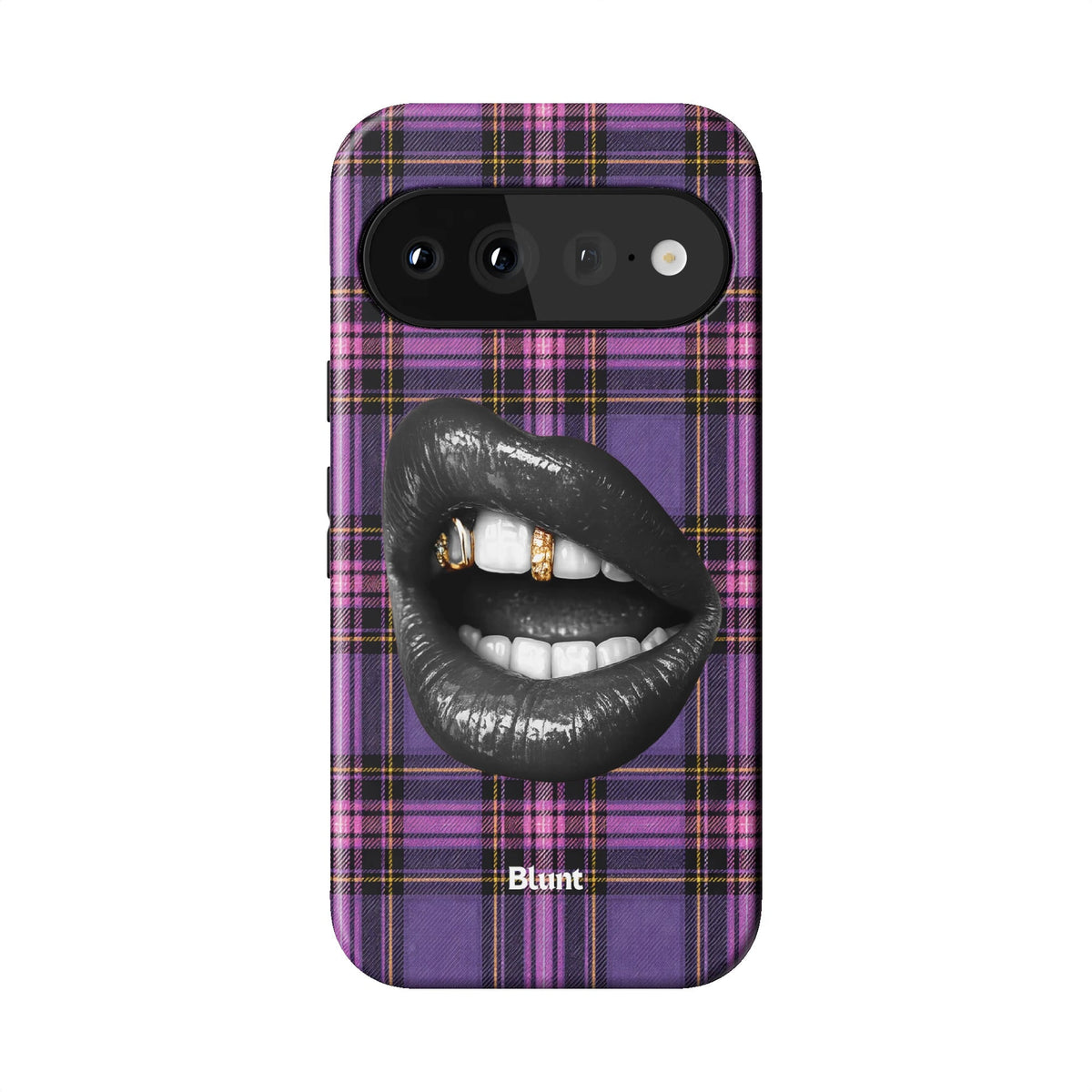 Talking Plaid Pixel Case - Blunt Cases
