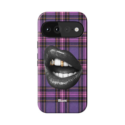 Talking Plaid Pixel Case - Blunt Cases